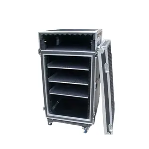 Supplier production customized Flight road rack case with heavy-duty caster and tour grade hardware