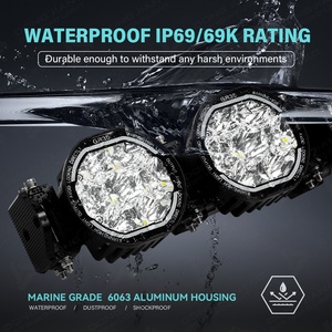 Barra Luminosa <span class=keywords><strong>Fendinebbia</strong></span> Modulare a LED Impermeabile 12V da 40/42/48/50/52/54 Pollici per <span class=keywords><strong>Fuoristrada</strong></span> Portapacchi per Jeep 4x4 Auto Luce Spot - Product Image 4