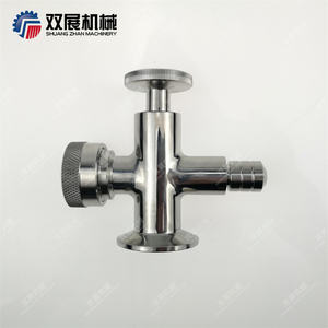 सेनेटरी स्टेनलेस स्टील 304 त्रि दबाना फिटिंग दृष्टि स्तर ग्लास गेज के साथ ऊपरी वाल्व केतली दृष्टि स्तर वाल्व - Product Image 3