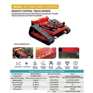 Cortadora de Césped con Control Remoto, Diseño Inteligente, Puede Equiparse con Cuchilla Ajustable a Distancia, Llena de Potencia, Zy-550s - Product Image 5