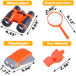 Đồ Chơi Trẻ Em Bộ Dụng Cụ Khám Phá Áo Vest Hàng Hóa Safari Bộ Dụng Cụ Phiêu Lưu Ngoài Trời Ống Nhòm Còi La Bàn Bộ Kính Lúp Quà Tặng Khuyến Mãi - Product Image 5