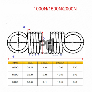 <span class=keywords><strong>Embrayage</strong></span> en acier robuste petit ressort pour JOG BWS ZUMA AXIS AEROX NEOs Vino MBK Minarelli 50CC 100CC ATV Buggy Go Kart Scooter - Product Image 5