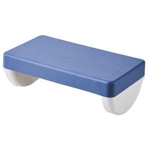 <b>Footrest</b> Office Footstool 180 Degree Rocking Ergonomic For Chair Use White Light Gray Blue - Product Image 3