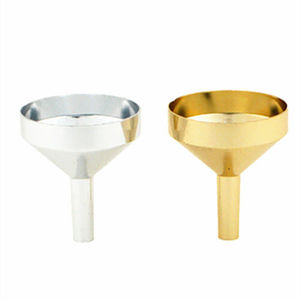 Small Mini Aluminum metal Perfume Funnel for refill