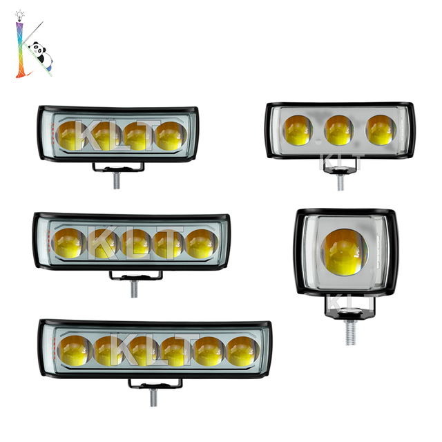 KLT Durable Motorcycle LED Lights Flash High Brightness Waterproof Spotlights for Night Riding Safety and Visibility