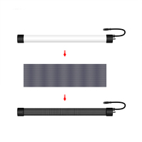 Tube lumineux LED RGBW 1m 40mm 24V, éclairage de scène pour événements, fêtes, DJ, 360 degrés, haute visibilité, éclairage de scène, DMX512