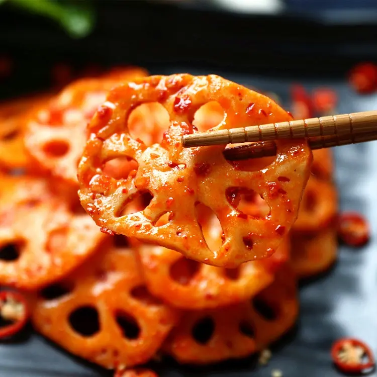 Korean Healthy Vegetables Seasoned Lotus Root Slice Recipes For Cookies