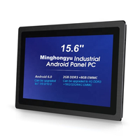 Panel PC Táctil Capacitivo Resistente al Agua de 15.6 Pulgadas con Android 11 Integrado, Diseño Industrial Todo en Uno