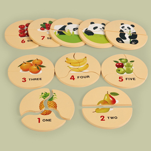 Двусторонняя круглая цифра, английская головоломка, координация рук, глаз и мозга, развивает когнитивные способности детей - Product Image 5