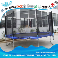 Nanan precio barato al aire libre Mini niños Fitness salto trampolín para la venta niño trampolín redondo personalizado con tienda/techo en el suelo