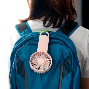 Mini ventilateur portable silencieux pliable en plastique rechargeable par USB avec logo personnalisable - Product Image 2