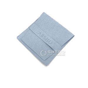 Pochette cadeau en coton personnalisée pour bijoux, pochette en cuir haut de gamme, pochette cadeau en velours de haute qualité - Product Image 3