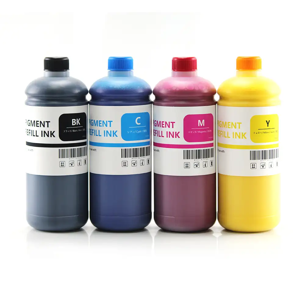 Hot Sale 1000ml 4 Farben Flasche hochwertige Pigment tinte für EPSON Digital Inkjet-Drucker