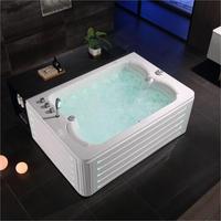 Elegante Bañera de Hidromasaje Independiente de 1.92m, con Laterales LED Huecos de 4 Capas, 36 Jets, Compatible con OEM y ODM