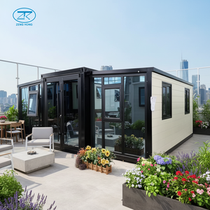 Casa Contenedor Transpirable Zengrong de 20 pies, Diseño Moderno para Restaurante/Tienda, <span class=keywords><strong>Kit</strong></span> de Construcción Modular Prefabricado, Origen Hebei - Product Image 1