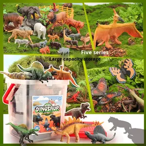 Juguete de Dinosaurio T-Rex Grande Congelado, Set Educativo de Simulación de Animales Salvajes, Modelo de Plástico, Escala 1/12 para Niños, Watson Longtan - Product Image 4