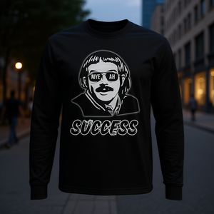T-shirt à manches longues Myeah Success, vêtements unisexes tendance - Product Image 3
