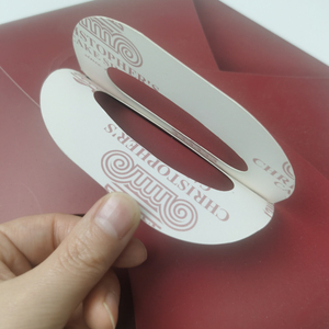 OEM scatole di cartone in cartone ondulato 10 \ "12 \" manico per torta di cioccolato vuoto alla fragola Praline regali goffratura laminazione opaca - Product Image 5
