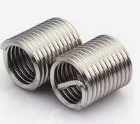 Good Quality Stainless Steel M6*1*2.5D Wire Thread Insert Heli Coil Insert Screw M6*0.75*3D Fasteners