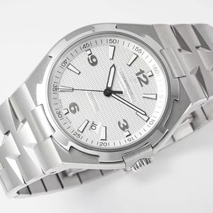 Reloj Deportivo de Lujo para Hombre, Diseño Icónico de Obra Maestra, Acero Inoxidable 316L, Esfera Plateada, Función de Fecha, Luminoso, Mecánico Automático - Product Image 1