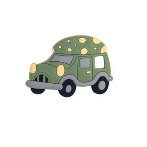 Mordedor de silicona para árbol de Navidad infantil, anillo masticable de platino de grado alimenticio y Juguete con cuentas, palo para masticar bebé en forma de dibujos animados - Product Image 6