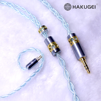 Litz câble de casque hifi en cuivre plaqué argent OCC