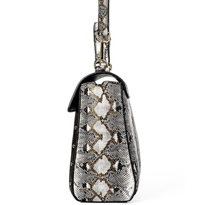 Borse Tote di Lusso di Alta Qualità per Donne, Borse a Spalla in Pelle PU, Borse alla Moda con Motivo Pelle di Serpente per Donne - Product Image 5