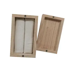 나무 보석 반지 결혼 선물 포장 상자를 위한 보통 접히는 갱도지주 유품 저장 상자 자석 마감 선물 상자 장방형