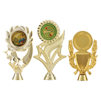 OEM EDM DEMO Golden Trophy Partie Haute Qualité Award Cup Top Accessoires Creative Electroplated Plastic Accessories Plastic Crafts