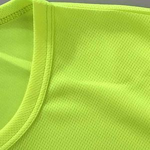 Camiseta reflectante para correr, ropa de trabajo de alta visibilidad, transpirable, de verano, nueva - Product Image 4