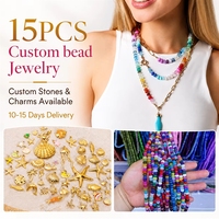 Collar de Piedras Preciosas de Acero Inoxidable 316 con Cuentas de Piedra Natural, Producción Rápida y MOQ Bajo Personalizado para Tiendas Minoristas