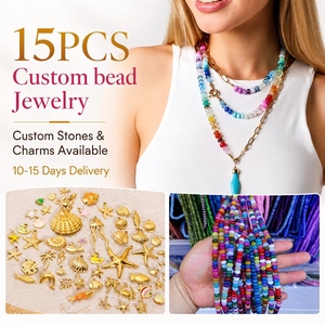 Collana con Perline in Pietra Naturale in Acciaio Inossidabile 316 Personalizzata, Produzione Rapida con Basso MOQ per Negozi al Dettaglio - Product Image 1
