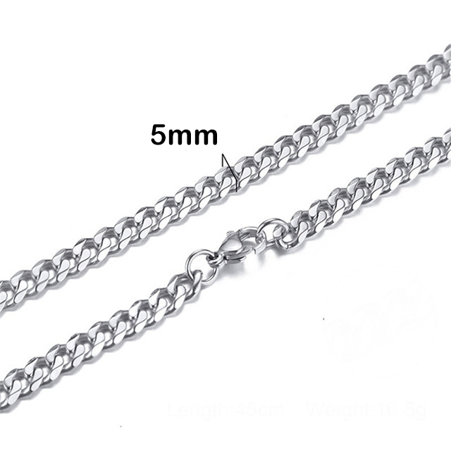 Silver-20cm * 5mm