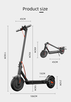 Trottinette électrique pliable à 2 roues, 8.5 W, 300 pouces, moteur sans balais, usine, fabricants chinois