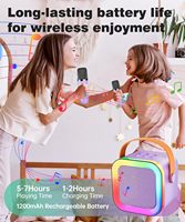 Mesin Karaoke Mini Anak-Anak - Speaker Portabel Nirkabel 5W dengan Jangkauan 10m Mainan Edukasi untuk Usia 5-15 Tahun Unisex Mesin Karaoke Mini