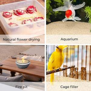 Sable de quartz de silice grossier pour plantes, sable de rempotage horticole pour bonsaïs, cactus, entretien des jardins - Product Image 4