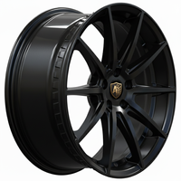Jantes forgées Beadlock noires brillantes personnalisées 17 18 pouces 5x114.3 5x112 5x120 pour Drag Racing GTR M3 G80 M4 M2 F82 F80