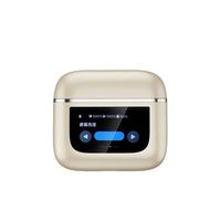 Écouteurs V8 2026 avec réduction de bruit, oreillettes sport, casque intelligent à écran tactile LCD, microphone, charge rapide sans fil