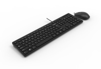 Penjualan terlaris Kombo Keyboard berkabel USB Mini dan Mouse untuk Windows untuk komputer Laptop PC Notebook Desktop