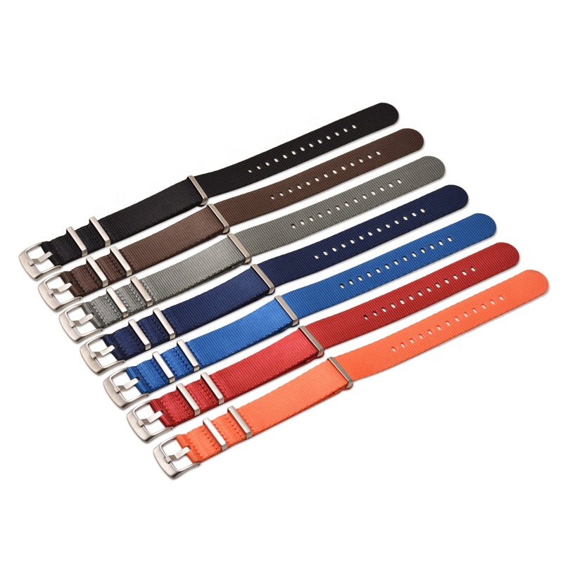 New 20mm 22mm Replacement Watchstrap Watch Bracelet Strap Woven Nylon Watch Band