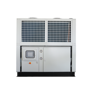 เครื่องทำความเย็นแบบเลเซอร์สำหรับงานหนัก 70HP~120HP ชิลเลอร์แบบสกรูระบายความร้อนด้วยอากาศ กำลังทำความเย็น 150-300 พร้อมเครื่องระเหยแบบเปลือกและท่อ - Product Image 2