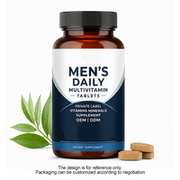 Comprimés multivitaminés pour hommes avec zinc, sélénium et vitamines du groupe B – 1 comprimé par jour pour le soutien de la santé