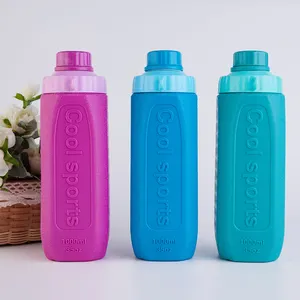منتج رائج زجاجة مياه متعددة الوظائف للاستخدام الرياضي في الهواء الطلق أو السفر زجاجة مياه بدرجة الطعام لزجاجات شرب 100 مللي بكميات كبيرة