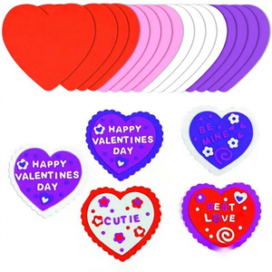 Pegatina Autoadhesiva con Forma de Corazón para el Día de San Valentín, para Manualidades de Parejas - Product Image 1
