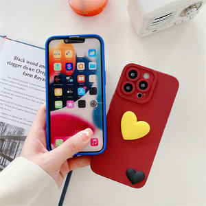 Étui de protection intégrale Lichicase avec double cœur contrastant pour <span class=keywords><strong>Honor</strong></span> 500 500 <span class=keywords><strong>Pro</strong></span> X8D <span class=keywords><strong>Coque</strong></span> en TPU - Product Image 5