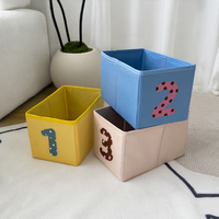 Boîte cube personnalisée Boîte de rangement de grande capacité Boîte de rangement pliante anti-poussière pour enfants