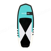 Planche d'hydrofoil en fibre de carbone personnalisée OEM avec couleur et logo pour le surf en vagues, unisexe, pour les eaux océaniques