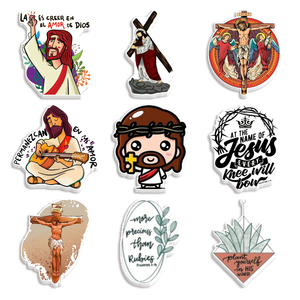 Diseña tus propias imágenes religiosas en resina plana, cabujones de resina para manualidades, adornos modernos. - Product Image 1