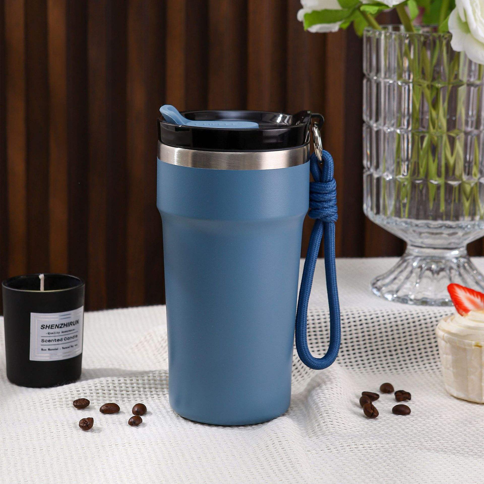 New style rope handle blue