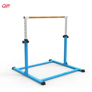 Heights Adjustable Easy Folding Horizontal Gymnastic Training Bar Kids Horizontal Bars
